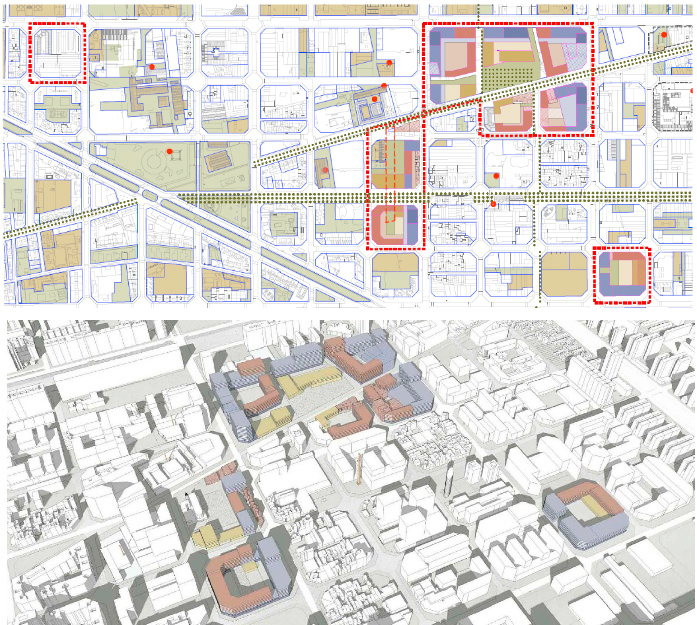 Estudi de viabilitat urbanística de la gestió de 7 illes de l’àrea nord del districte d’activitats 22@Bcn